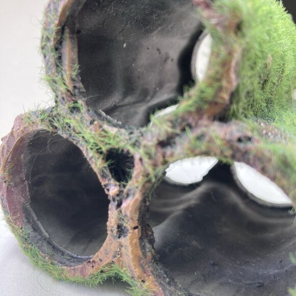 Penn-Plax Hideaway Pipes Aquarium Decoration Ornament Small 3"x3"x3" Territorial - Picture 6 of 8